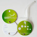 Round shaped pvc luggage tags/Baggage Tag/ handbag tag